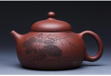 宜兴紫砂壶作品：一生和气-张丽