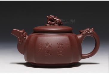 宜兴紫砂壶作品：龙泉壶-韩惠琴