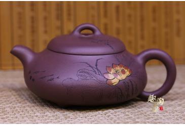 宜兴紫砂壶作品：汉棠石瓢-周伟光